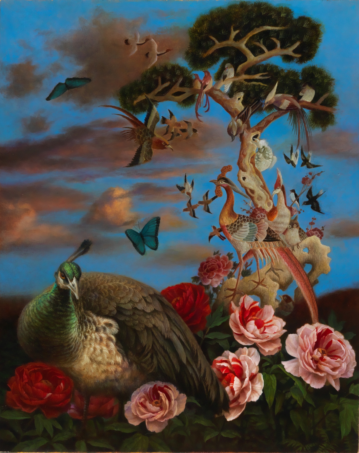 陳香伶，《幻化之相》，油彩、亞麻布，91×72.5 cm， 2017。（作者提供）