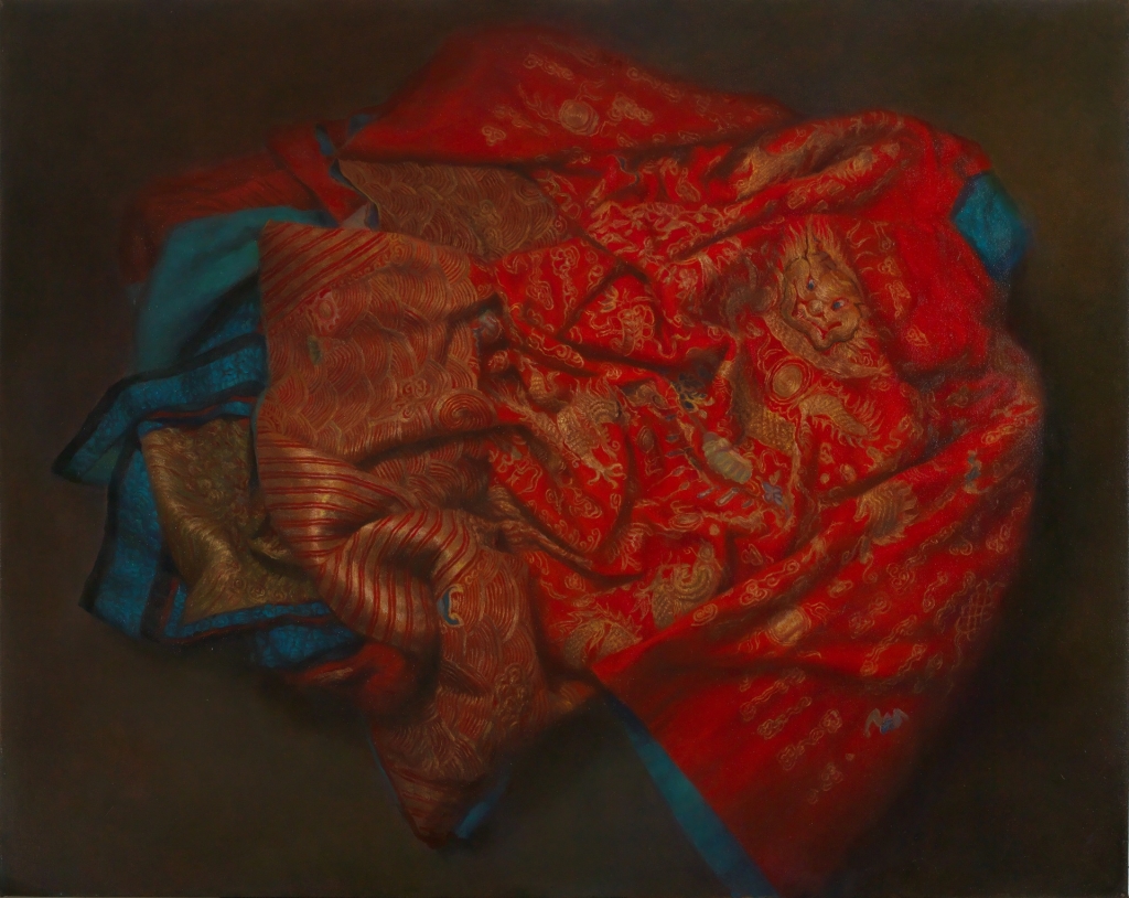 陳香伶，《與子偕老》 油彩、亞麻布，91.5×72.5 cm，2022。（作者提供）